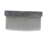 Peine de pelo de caballo de hierro para el mantenimiento del pelo con lazo, diseño plano ligero para violín, violonchelo, arco para limpieza (peine)