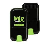 Peine de pelo gris, barra de 15 g, 2 en 1 temporal, resistente al sudor y al agua