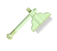Peine de pelo para mascotas | Cepillo giratorio con dientes finos para un cuidado cómodo | Peine de cuidado de gatos | Ducha de baño al aire libre cachorro gatito masaje en casa