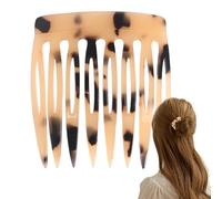 Peine de pelo para moño de acrílico, Peines de pinzas de pelo de acrílico para mujer, Accesorios para el cabello portátiles, herramienta de peluquería para bodas, fiestas