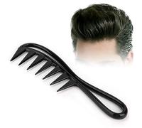 Peine de pelo Peine de tiburón Dientes anchos Peine de dientes anchos profesional Salon Barber para el hogar