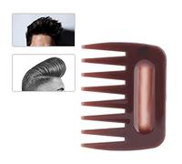 Peine de peluquería, peine de pelo de material plástico de calidad, estilista profesional para herramientas de salón de belleza, tienda de belleza y aseo (peine corto de dientes anchos)