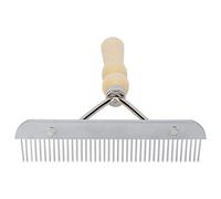 Peine de perro Mango de madera Peine de aseo para mascotas Peine de depilación para perros de gato Peine de pelo para mascotas Rastrillos para eliminar mates y enredos