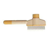 Peine de perros, 3.15x7.87in cepillo de autolimpieza de cabello largo, herramienta multifuncional de preparación para el peine de perros, peine de cat para despejar el diseño portátil de la limpieza d