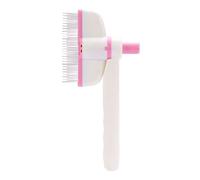 Peine de perros - Cepillo para el cabello gato rotativo para la temporada de desprendimiento | ABS, acero inoxidable, herramienta de preparación para mascotas autolenadas con atención profesional para