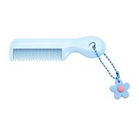 Peine de plástico antiestático con diseño floral de dibujos animados para niños, estudiantes, niñas, lindo peine portátil para el cabello, peine de dibujos animados
