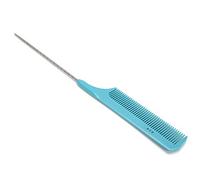 Peine de portátil profesional para peinar el cabello - Calor de calidad de salón con punta espiral antideslizante para peluquería femenina ()