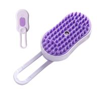 Peine de pulverización para gatos, peine de desodorante para perros, mango giratorio multifuncional, de vapor, accesorio de caspa, peine de baño para depilación suelta