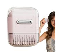 Peine De Raíces | Cepillo Texturizador de Raíces del Flequillo | Peine Para Dar Forma Al Flequillo | Para Mujer Viaje Ducha Salón Hogar Hotel Uso Diario Todo Tipo De Cabello