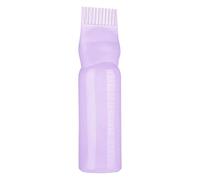 Peine de raíz para colorear para el cabello, botella para colorear el cabello con escala, peine de color portátil para mujeres y hombres, medición , uso doméstico sencillo para el desarrollo de