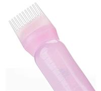 Peine de raíz para teñir el cabello, botella de peine para tinte para el cabello,Aplicador de peine para tinte para el cabello - Con botella de peine de Color de tinte para el cabello a escala para ac