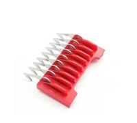 Peine De Repuesto De Acero Inoxidable For Cortadora De Pelo, Compatible Con Wahl, Moser 1400, 1853, 1233, 1234, 1170, 1230, 1233-710.(3mm 1233-7100 Red)