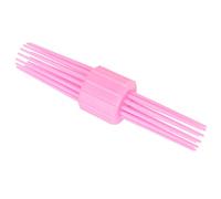 Peine de rodillo para peinar el cabello, antideslizante, portátil, cómodo, peine de rodillo de dientes, seguro, suave, rizos, multidientes, ligero para banquetes