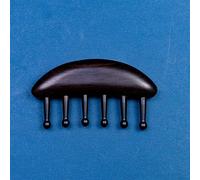 Peine de sándalo en forma de luna, peine de masaje for raspar meridianos de dientes anchos, terapia Gua Sha, cuero cabelludo, relajación, circulación sanguínea, cuidado de la salud, 1 Uds. (Color : B