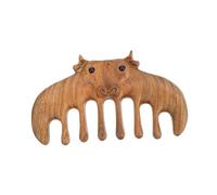 Peine de Sándalo Natural para Masaje de de Meridianos en El Cuero Cabelludo Cuello Espalda Manos Y Brazos