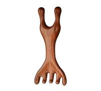 Peine De Sándalo Para Mujer - Masajeador De Cuero Cabello De Madera De Sándalo, Peine Desenredante Profesional Portátil | Peine De Masaje Ergonómico De Madera De Ciervo, Peines De Masaje Multifunción