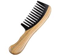 Peine de Sin Desenredar EstáTico Natural Peine de Cuerno de de Hecho Mano Peine de Diente