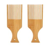 Peine de tejido de madera, 2 piezas de tapicería de cinta de tejido de cinta adhesiva de peine alfombra de hechas de mano para tejido con agujero pequeño para barba de cabello