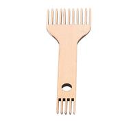 Peine de Telar de Madera, Haya Estable y Ergonómico, Superficie Brillante de Doble Extremo para Manualidades del Hogar