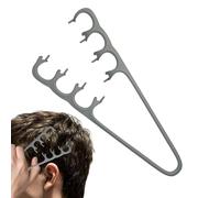 Peine de textura para hombre, portátil, voluminizador de dientes anchos, herramienta de peinado de volumen de textura, multidientes para ocultar flequillo y crear un efecto de coronas altas