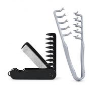 Peine de textura para rizos con textura para el pelo, herramienta para cuidar las raíces del cabello con flequillo