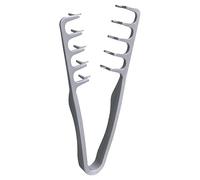 Peine de textura, peine de dientes anchos, herramienta de volumen para raíces, cubierta de costuras, peines de flequillo, accesorios de cuidado ligero, ideal para cabello rizado, estilismo de