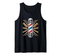 Peine de Tijeras de Peluquero con Dije Vintage Camiseta sin Mangas