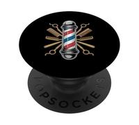 Peine de Tijeras de Peluquero con Dije Vintage PopSockets PopGrip Adhesivo