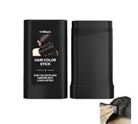 Peine de Tinte 2 en 1 para Cabello, Retoca Raíces y Cubre Canas Mujer y Hombre, Lápiz para el Cabello Instantáneo, Tinte Pelo Negro Portátil, Hair Dye Comb para Retoque Rápido