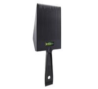 Peine de topper plano, peine superior plano con peine de topper plano de nivelación profesional con mango ergonómico, peine de cabello ligero reutilizable para barberos o cabello para cortar el hogar