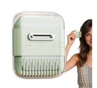 Peine de volumen para el cabello, cepillo extensible para volumen en las raíces del cabello, peine en forma de flequillo, adecuado para todo tipo de cabello, así como para el salón, viajes diarios