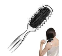 Peine definidor de rizos, cepillo para peinar el cabello, peine de masaje multifuncional para definir rizos para viajes, viajes de negocios, al aire libre, escuela