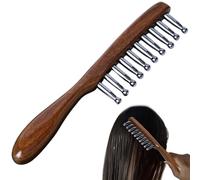 Peine del cuero cabelludo | Peine antiestático para el cuidado dels cabello de terahercios con dientes redondeados | Herramienta de masaje del cuero cabelludo Antis Nudos Anti rotura dels cabello Anti