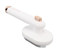 Peine Depilatorio para Mascotas Sonew, Rotación de 90°, Cepillo para Cachorros con Aguja de Alta Densidad, Diseñado con Cabezal de Cepillo Redondeado para un Suave Masaje de la