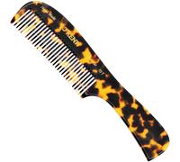Peine desenredante Kent 10T TY grande, hecho a mano, con dientes anchos: suave y c modo para cabello rizado, h medo o seco y grueso.
