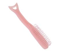 Peine Desenredante para Cabello, Cepillo de Sirena Rosa, Antiestático | Masaje del Cuero Cabelludo, Mango Antideslizante, ABS y Nylon, Uso Dual para Adultos