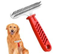 Peine desenredante para perros,Peine de aseo para la capa interior de los animales | Antinudos para pelos enredados - Para casa viaje vacaciones salida apartamento