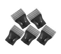 Peine Difusor para Secador de Pelo, 5 Piezas, Pa Negro