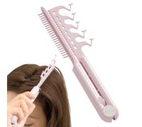 Peine dor de Cabello - Peine En Forma De V Sin Daño | Herramienta Antiestática Para Uso Diario Para Mujer y Familia