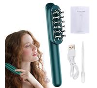 Peine Eléctrico para el Cabello,Herramienta Portátil Impermeable,Masajeador Eléctrico para Cabello sin Cables | para Mujeres, Niñas, Familia, Viajes, Interiores y Exteriores