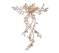 Peine elegante de cristal para novia, accesorio para el pelo, accesorio para el pelo, accesorio de boda, peineta para el pelo, tocado