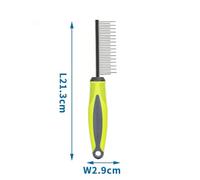 Peine Exclusivo para Mascotas, diseño ergonómico, Material Resistente, Ideal para desenredar y Eliminar pulgas, Mantiene el Pelaje Saludable.