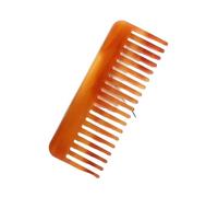 Peine Fashion Design Hair Comb Wide Hairdressing Massage Hairbrush Colorful Styling Tools(Coffee)