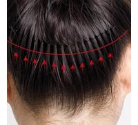 Peine fijador de acabado de cabello, peines de alambre para el cabello, peine lateral elástico para el cabello, herramienta de peinado recogido, soporte decorativo para flequillo para mujeres y niñas,