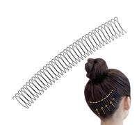 Peine fijador de acabado para el cabello, peine elástico en U, herramienta de estilo de peinado, soporte decorativo para flequillo para mujeres y niñas, peine para el cabello para mujeres y niñas