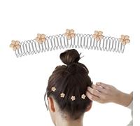 Peine fijador de cabello en forma de U y herramientas de peinado, pinzas para el pelo invisibles y elásticas para niñas y mujeres