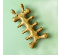 Peine for masaje de meridianos de cabeza, peine de sándalo de dientes anchos, acupuntura Gua Sha, cuero cabelludo, relajación, circulación sanguínea, antiestático, 1 Uds. (Color : 5)