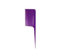 Peine for teñir el cabello, herramienta profesional for, resaltar, aplicar láminas, for salón de belleza, seccionar Para todo tipo de peinado(PURPLE)