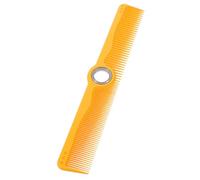 Peine Giratorio Profesional y Dientes Redondeados de Precisión | Material Tpr Resistente al Calor, Mango Ergonómico, Adecuado para Cabello Grueso, Uso en Barberías y Secado