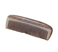 Peine grande de madera de melocotón tallado, portátil, for masaje y suavizar el cabello.(L17.5 W5.5cm)